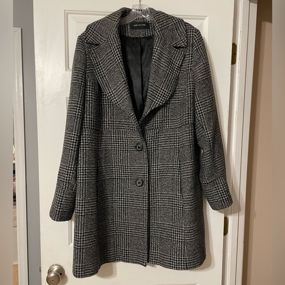 Jones New York Jackets & Coats Jones New York Plaid Wool Coat Poshmark